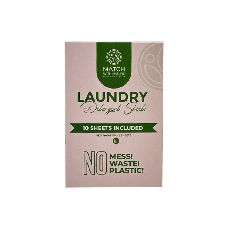 Match with Nature Laundry Detergent Sheets - US Wholesale