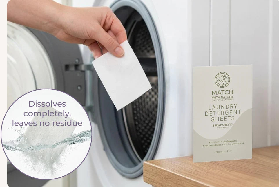 Match with Nature Fragrance Free Wholesale Guest Laundry Pack