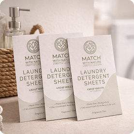 Match with Nature Fragrance Free Wholesale Guest Laundry Pack