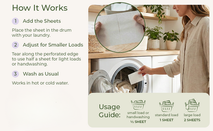 Match with Nature Lavender Laundry Detergent Sheets