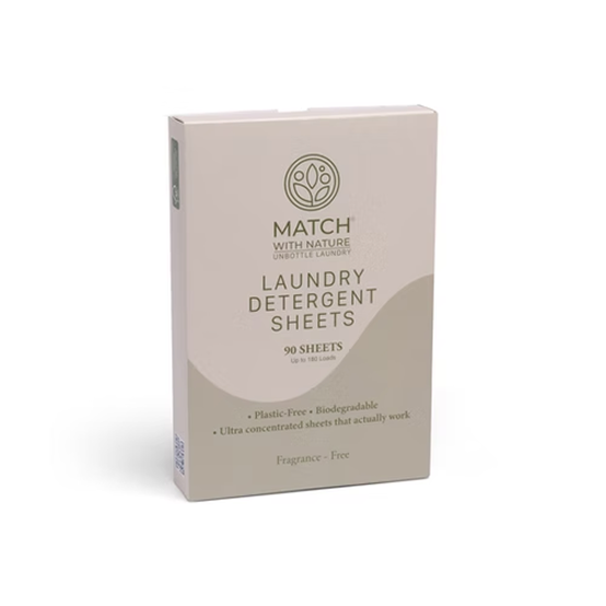 Laundry Detergent Sheets – Fragrance Free (90 Sheets, Up to 180 Loads)