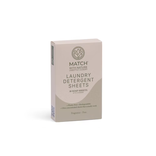 laundry detergent sheets on a white background