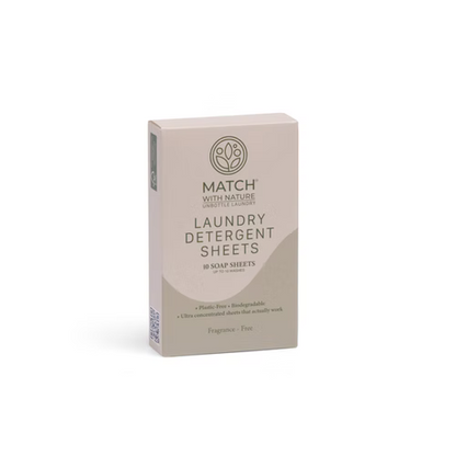 laundry detergent sheets on a white background