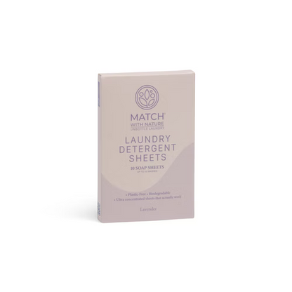 Hojas de detergente para ropa Vend-Ready (hasta 5 cargas)