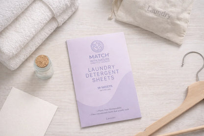 Match with Nature Lavender Travel Laundry Sheets