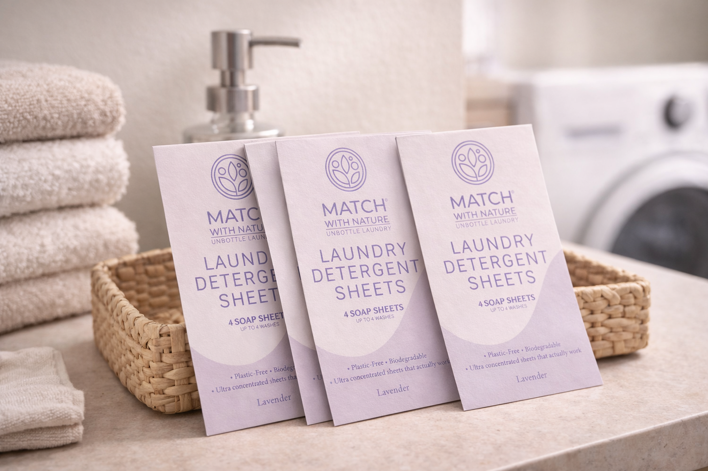 Match with Nature Lavender Wholesale Guest Laundry Pack
