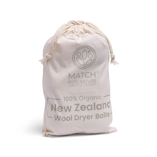 Match with Nature Wool Dryer Balls 6 Pack