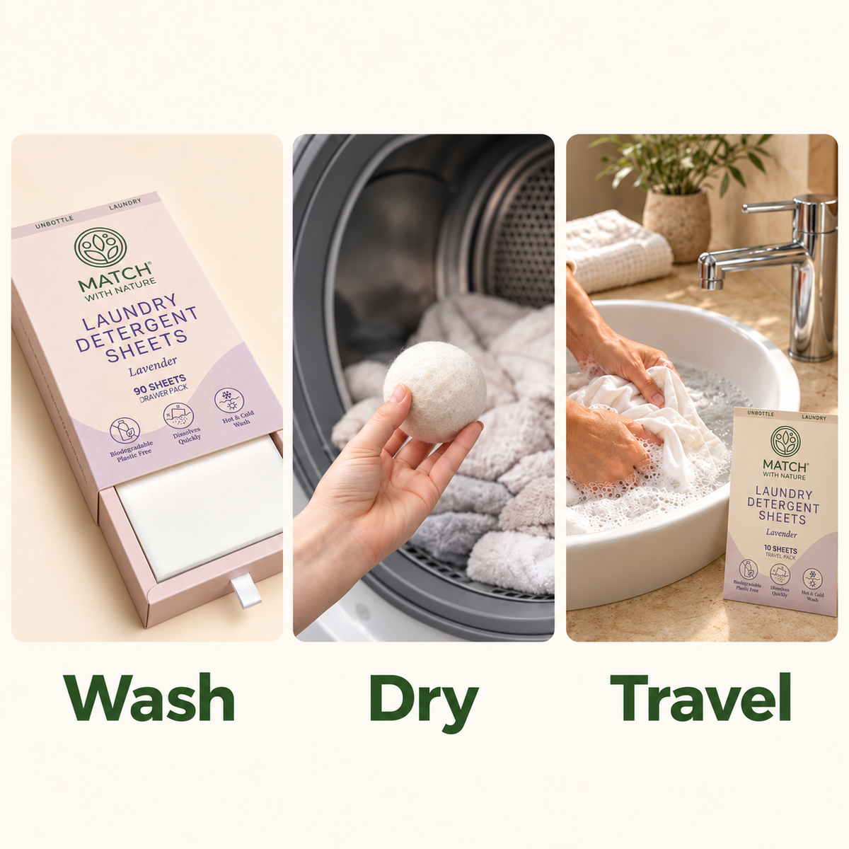 Complete Unbottled Laundry Bundle – Lavender