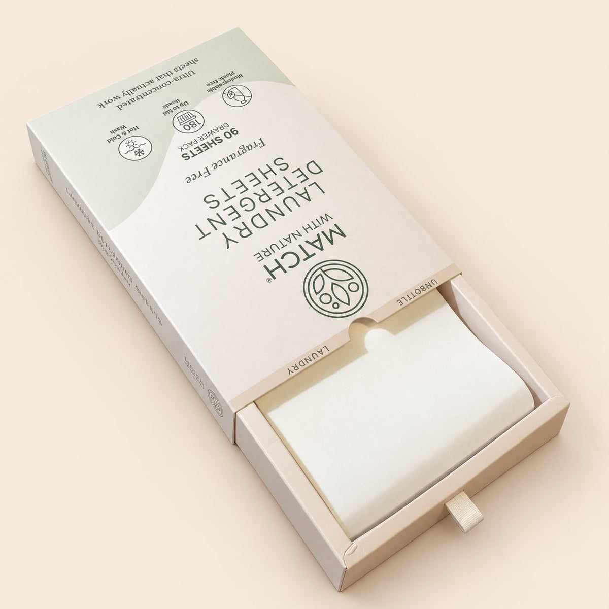 Fragrance Free Drawer Pack with the drawer pulled out