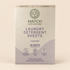 Match with Nature Laundry Detergent Sheets, Lavender, 90-sheet Drawer Pack – front of pack