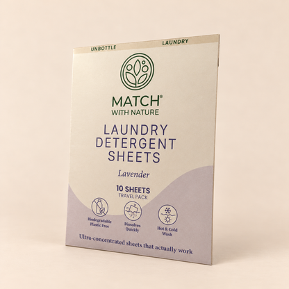 Travel Laundry Sheets – Lavender | Travel Pack (10 Sheets)