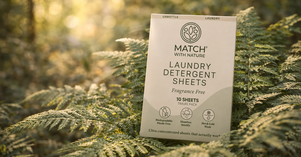 Eco-friendly laundry detergent sheets packaging