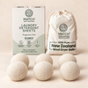 Fragrance Free Unbottled Home Essentials Bundle: 90-sheet Drawer Pack and 6 New Zealand wool dryer balls
