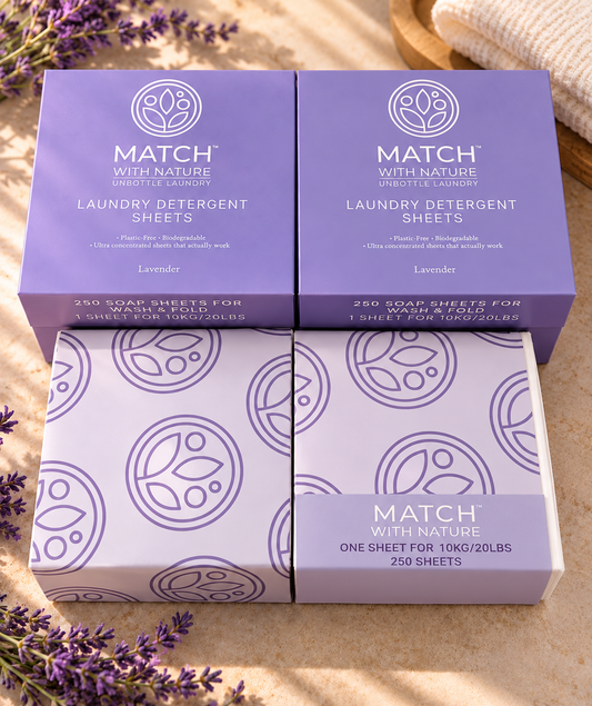 Commercial Laundry Detergent Sheets – WDF Bulk System 1,000 Sheets – Lavender | WHOLESALE